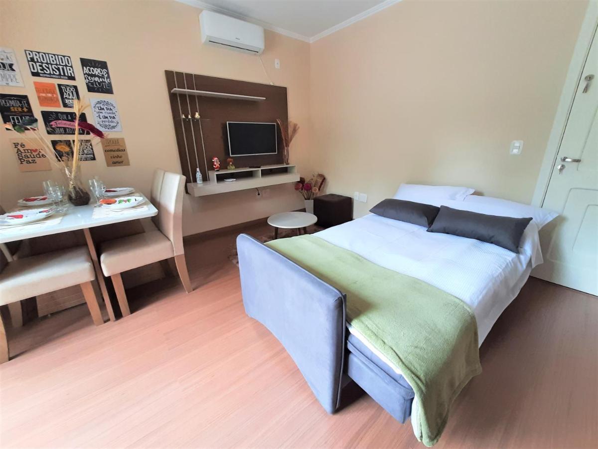 Apartamento Refugio Do Ipe Em Gramado - Proximo Ao Lago Negro Esterno foto